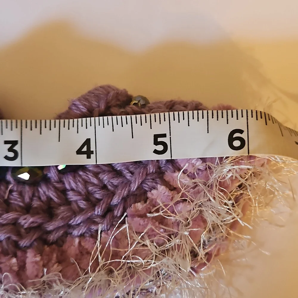 Handmade Balletcore Tutu Scrunchie Girls Purple Ballerina Bun accessory Upcycled